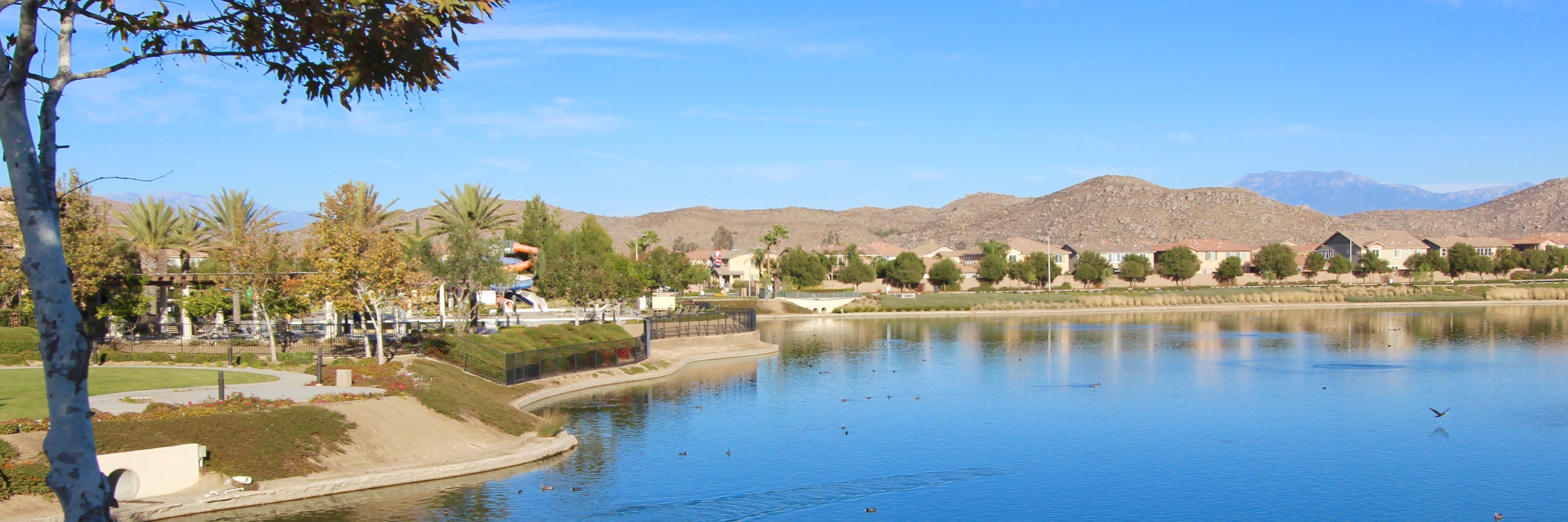 The Lakes in Menifee offers an amazing lake and mountain view
