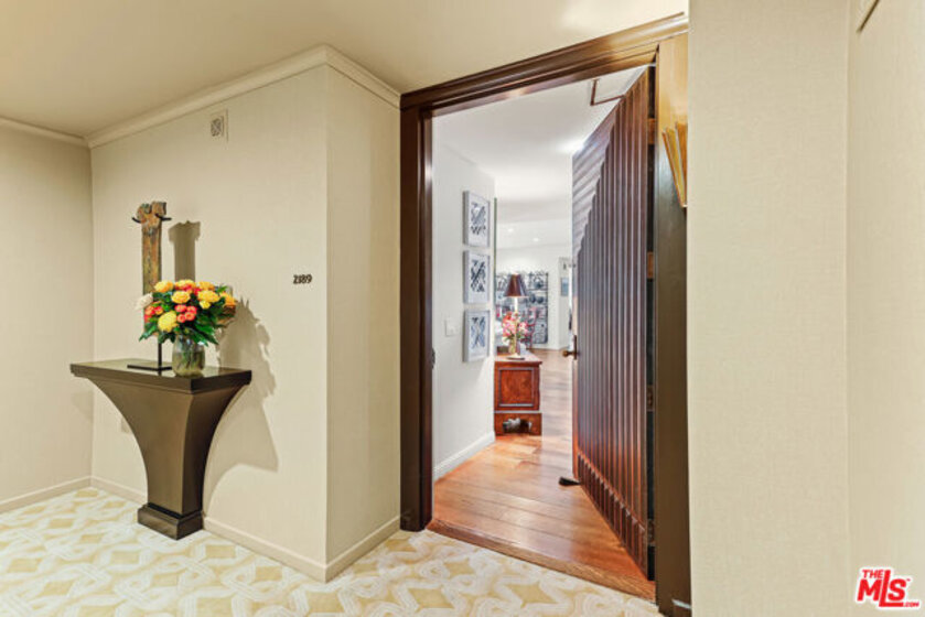 Warm Entrance situated in private hall area