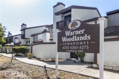 Magnificent Newly Listed Warner Woodlands Townhouse Located at 6265 Canoga Avenue #49