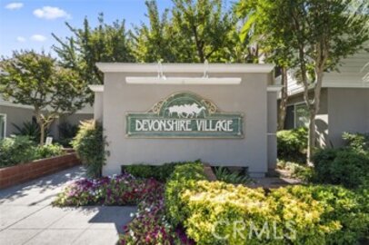 Marvelous Newly Listed Devonshire Village Townhouse Located at 17738 Devonshire Street #1