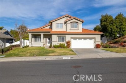 Magnificent Newly Listed Chardonnay Hills Single Family Residence Located at 41132 Promenade Chardonnay