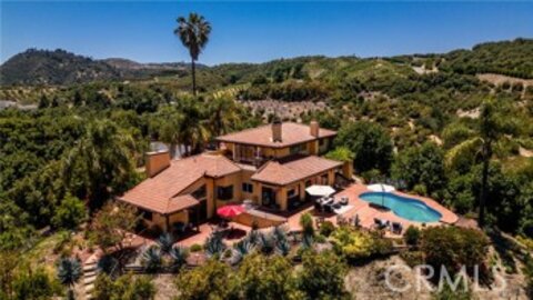 Outstanding Newly Listed De Luz Single Family Residence Located at 23192 De Anza Road