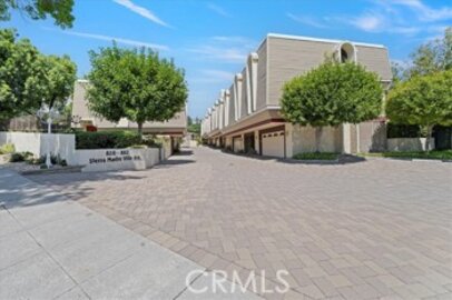 Beautiful Newly Listed Sierra Madre Villa Townhouse Located at 866 Sierra Madre Villa Avenue #7