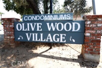 Splendid Newly Listed Olivewood Village Condominium Located at 12760 Perris Boulevard #A8