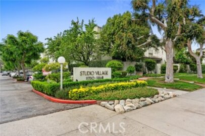 Elegant Newly Listed Studio Village Townhouse Located at 11836 Moorpark Street #C