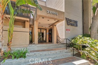 Phenomenal Newly Listed Warner West Condominium Located at 22100 Burbank Boulevard #311A