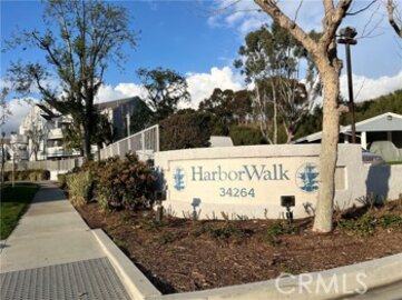 Splendid Newly Listed Harbor Walk Condominium Located at 34264 Camino Capistrano #311