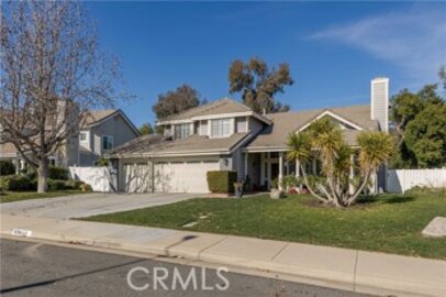 Gorgeous Rancho Highlands Single Family Residence Located at 43650 Buckeye Road was Just Sold