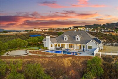 This Spectacular Wine Country Single Family Residence, Located at 40267 Scanlon Road, is Back on the Market