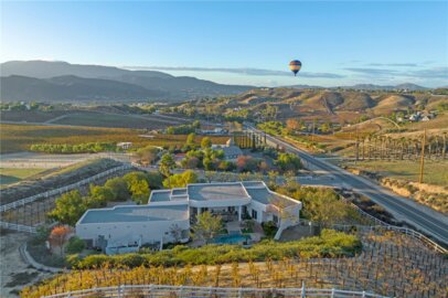 Elegant Newly Listed Wine Country Single Family Residence Located at 36990 Los Alamitos Drive