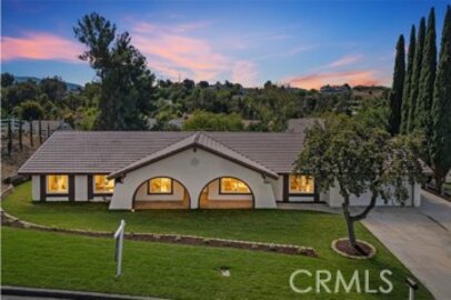 Fabulous Meadowview Single Family Residence Located at 30581 Del Rey Road was Just Sold