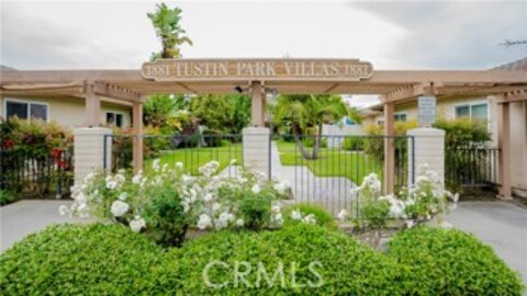 Beautiful Newly Listed Tustin Park Villas Condominium Located at 1881 Mitchell Avenue #116