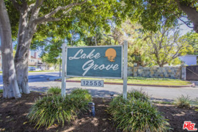 Splendid Lake Grove Condominium Located at 12555 Euclid Street #75 was Just Sold