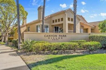 Beautiful Canyon Park Villas Condominium Located at 7305 Calle Cristobal #122 was Just Sold