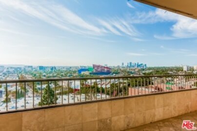 Impressive Empire West Condominium Located at 1100 Alta Loma Road #1106 was Just Sold