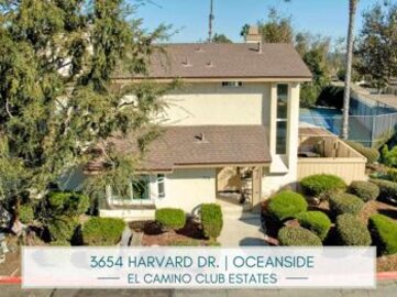 Extraordinary Newly Listed El Camino Club Estates Townhouse Located at 3654 Harvard Drive