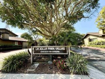 Marvelous La Jolla Park Villas Condominium Located at 8350 Via Sonoma #D was Just Sold