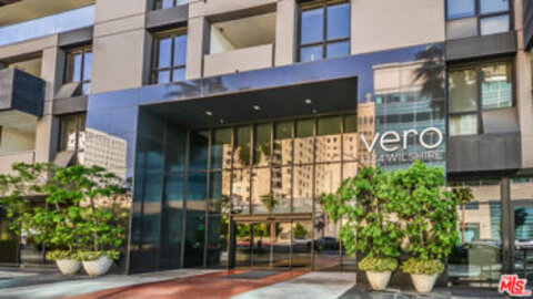 Amazing Newly Listed Vero Condominium Located at 1234 Wilshire Boulevard #607
