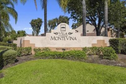 Charming Newly Listed Villa Montevina Condominium Located at 12190 Cuyamaca College #E 1310