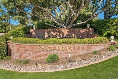 Marvelous Cape La Jolla Gardens Condominium Located at 8623 Via Mallorca #F was Just Sold