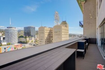 Beautiful Newly Listed The Broadway Hollywood Condominium Located at 1645 N Vine Street #908