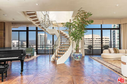 Spectacular Newly Listed Wilshire House Condominium Located at 10601 Wilshire Boulevard #PH East