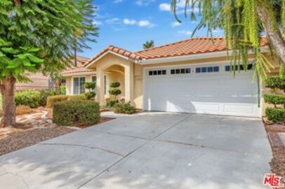 Outstanding Newly Listed Menifee Lakes Single Family Residence Located at 28900 Via Marsala