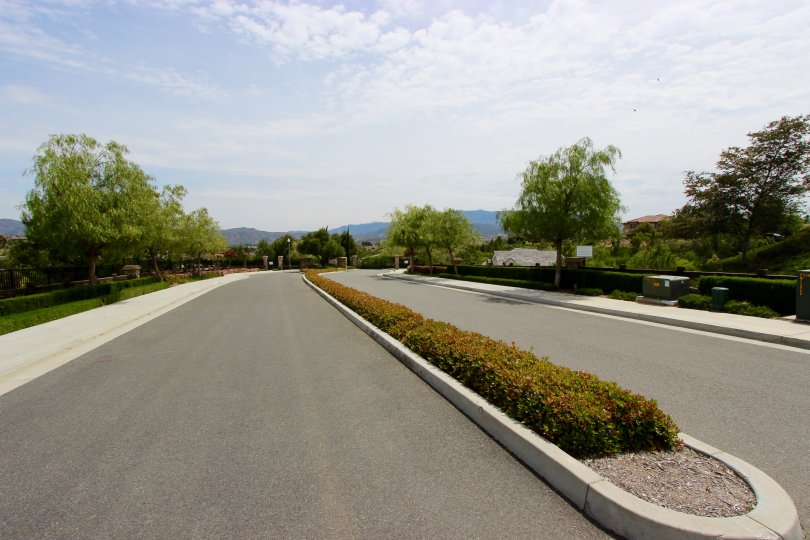 The entrance to The Reserve at Crowne Hill in Temecula Ca
