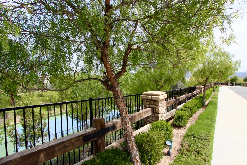 A walkway outside of the entrance to The Reserve at Crowne Hill