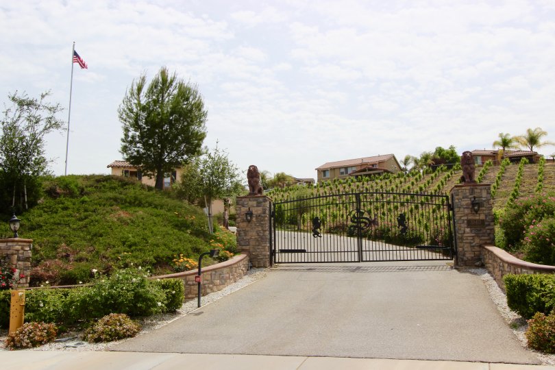 A gated property within the gates of The Reserve at Crowne Hill in Temecula