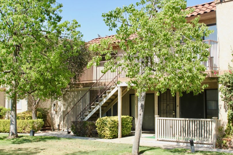Acacia Gardens community with her iconic styled apartments, hemet, California