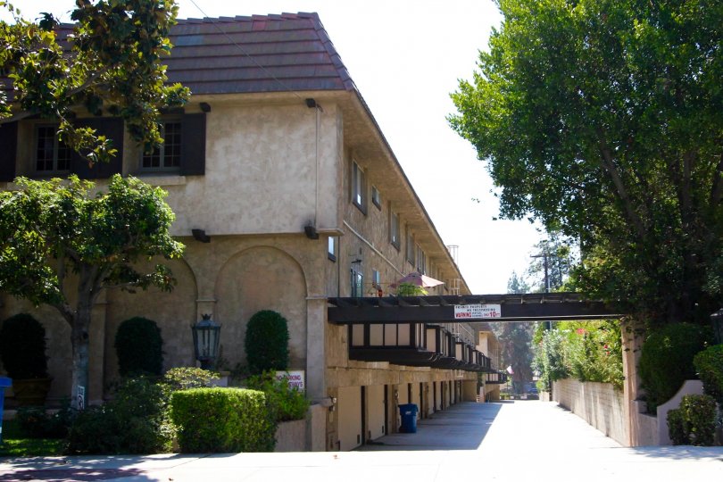 The Alhambra Townhouse building in Alhambra California