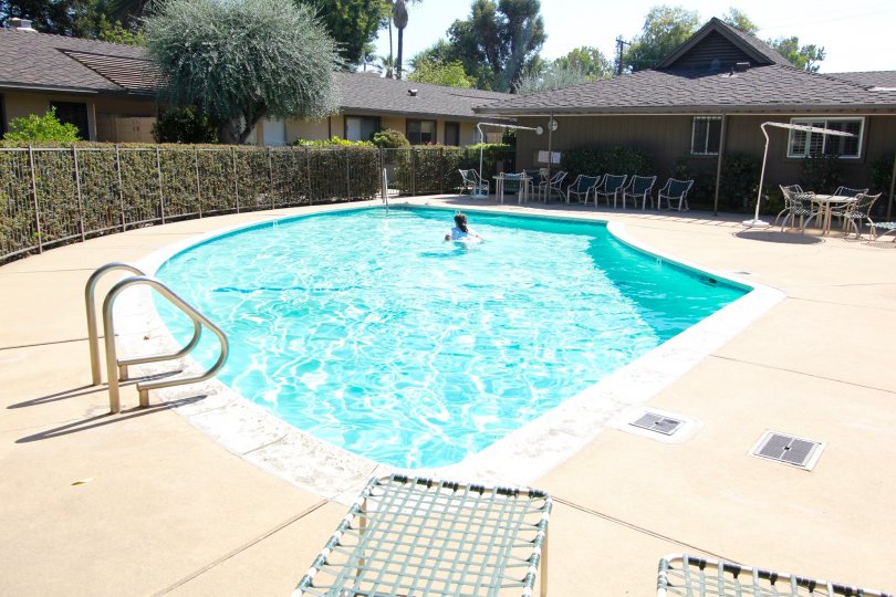 The pool at the Huntington Granada in Alhambra California