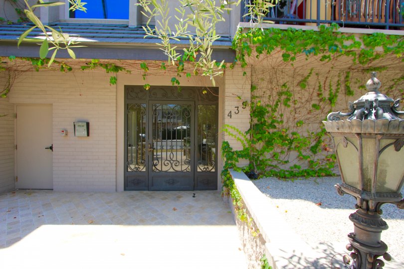The entrance of Doheny  Park Terrace