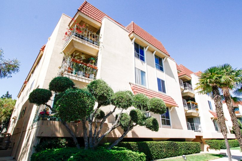 The landscaping at The Diplomat
