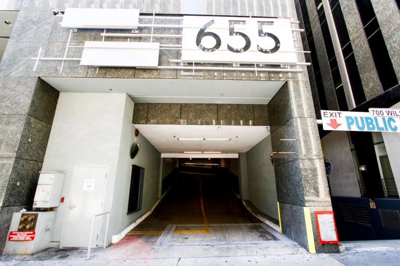 The address of 655 Hope written on the building
