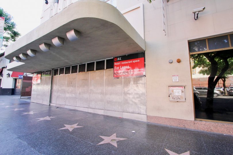 The star walk around The Lofts at Hollywood and Vine