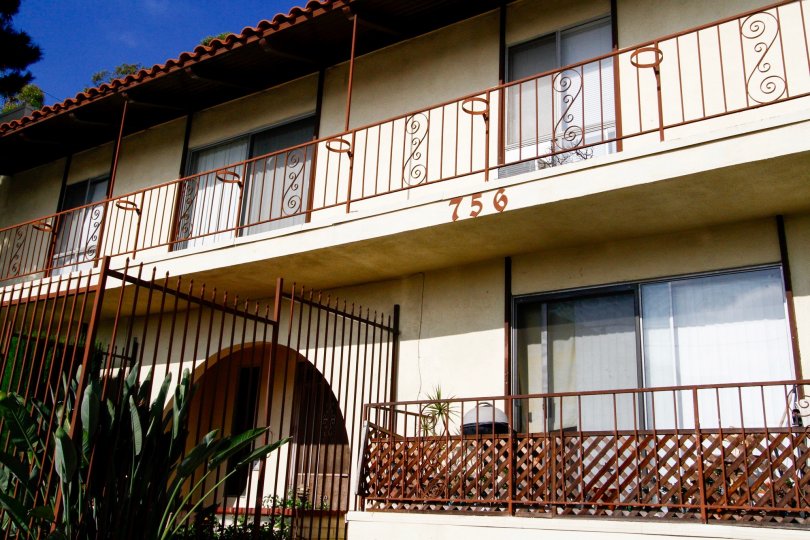 The balconies around 756 N Inglewood Ave