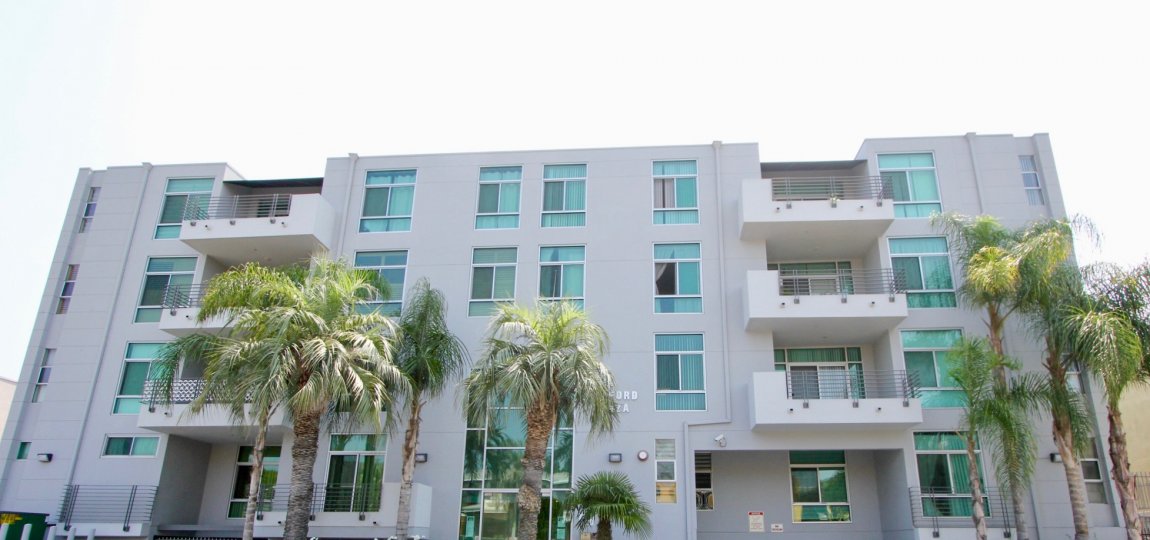 Beautiful apartment complex in Koreatown, California