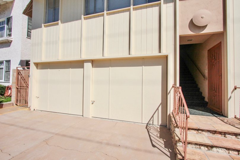 The garage doors seen at Anita Imperial