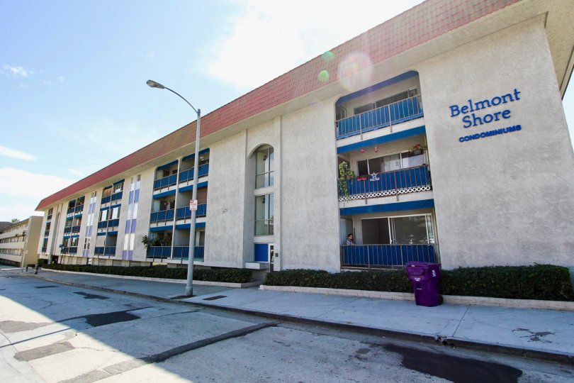 The view of Belmont Shore Condominiums in Long Beach, California