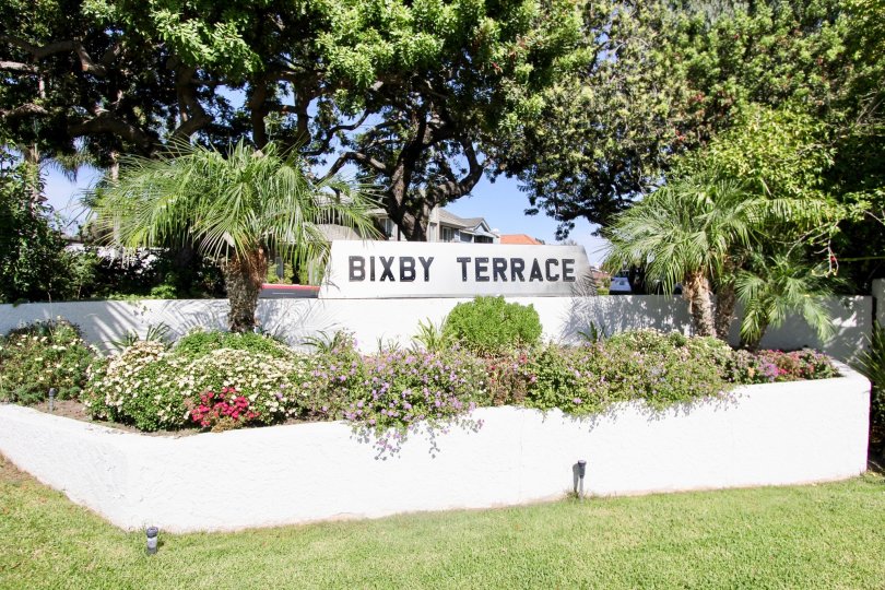 A sign seen at Bixby Riviera in Long Beach, California