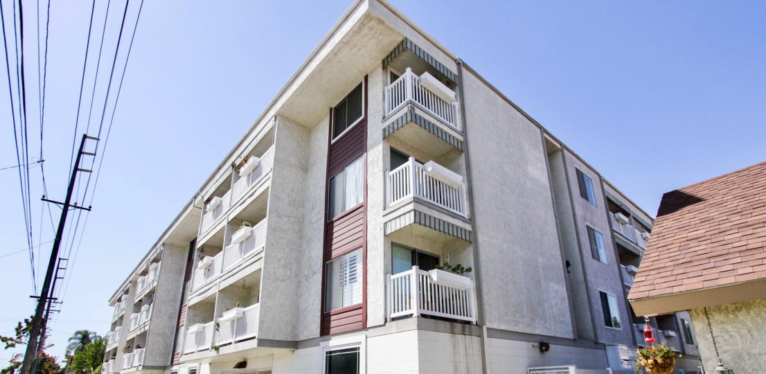 The balconies seen at South Newport in Long Beach, California
