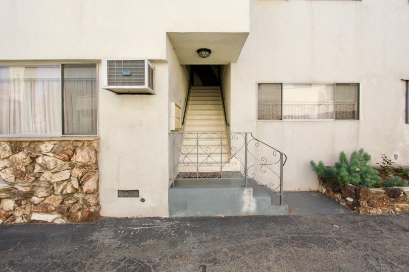 The stairs up to Edgemont Capri in Los Feliz, California