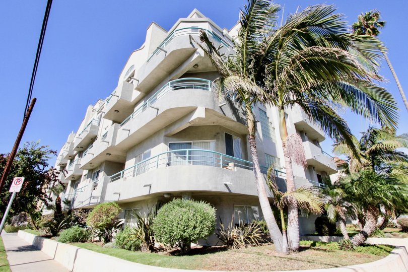 The balconies at 12773 Caswell in Mar Vista, California