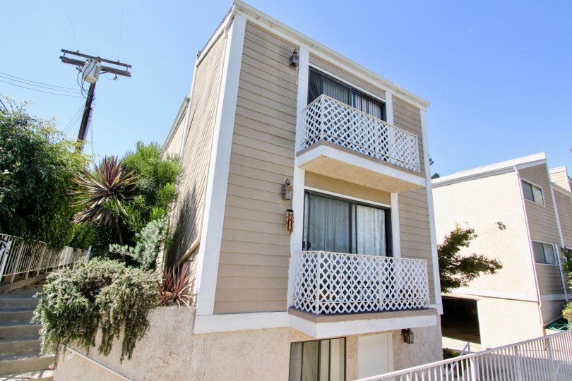 The balconies seen at Mar Vista Townhomes