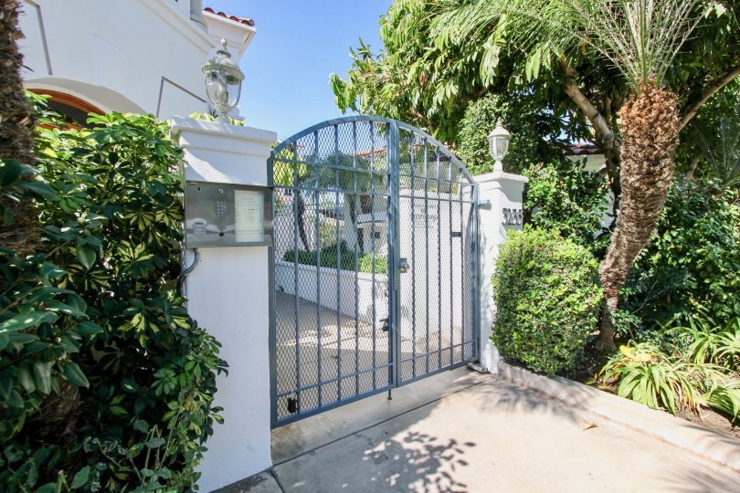 The gate into Westdale Village