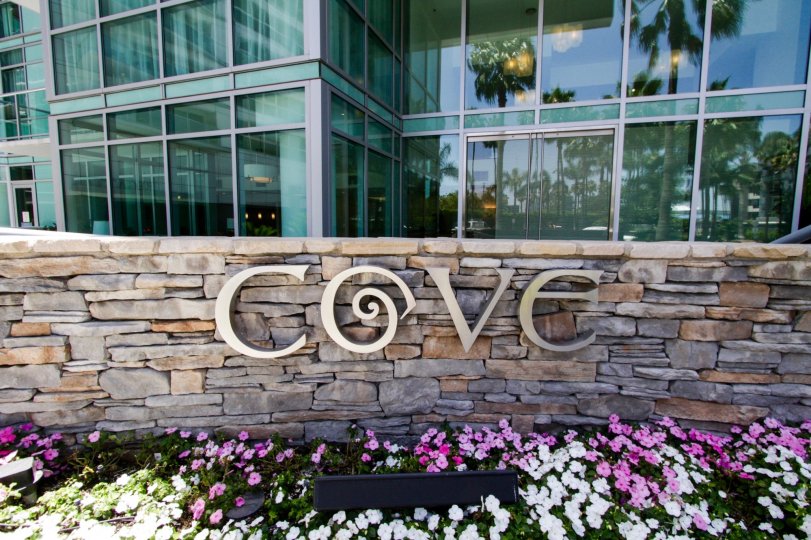 The sign announcing the Cove at Marina Del Rey