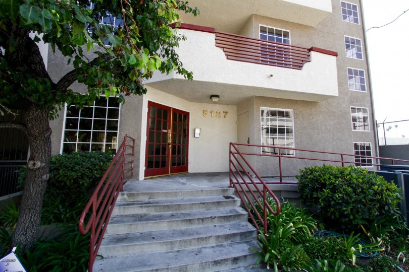 The entrance into Garden Terrace in North Hollywood