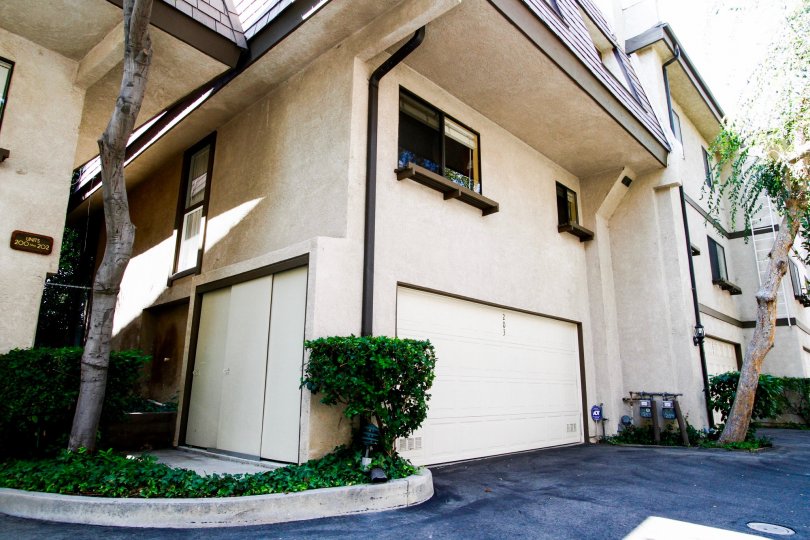 The garage for resident parking at Northbrooke in Northridge CA